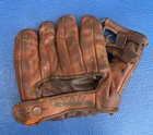 Vintage  1940s Wilson Model 635 Streamlined Kurv Form Baseball Glove Usa