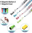 2-pack Magnetic Dry Erase Board Sheet For Refrigerator  12 x8  Erasable Fridge