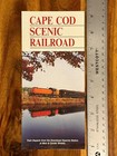 Cape Cod Railroad Travel Brochure Hyannis Massachusetts Schedule Dinner Train