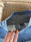 Shein Blue Denim High Rise Mom Shorts Cuffed 5-pocket Button Size S
