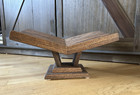 Preowned Solid Wood Book Stand Bible  Dictionary  Cookbook Holder Floor Sitting