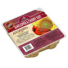  12-pack  Sunflower And Cherry Suet Cake Bird Seed Food  All Season