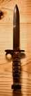 Vintage Us  camillus  Bayonet-leather Handle   Leather Scabbard  Free Shipping