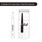Flavored Pre Rolled Pop Cones   Pack Of 30   6 Different Flavors   84mm   Fil   