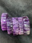 5pcs Excellent  Rare Tibetan Natural Amethyst Beads Bracelets    