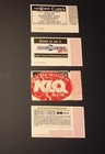 4 Lot Vintage Metal Ticket Stubs Pantera 1994 1996 1996 1997 Kzoo Michigan Nice