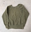 Vintage 50s Sweatshirt Large   Samoset Council 60s Sweat Bsa Staff Green Flock