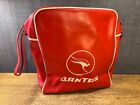 Vintage Qantas Airlines Airplane Messenger Travel Aviation Duffel Bag