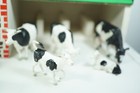 Rare Vintage Original 1970   s Britains Farm Wooden Hay Barn Tractor Shed Cattle