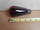 One Antique Light Bulb-red -edison Mazda ---working-read Description