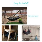 Hanging Cat Hammock  Pet Hammock For Cage  Adjustable Cat Bed Two Sides  blue 