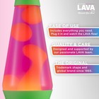 Lava   Lamp - 14 5  Neon Green - The Original Motion Light - Orange 