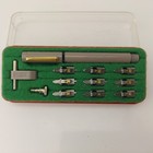 Vintage Calligraphy Set Markant 100 Graphos Dip Pen 9 Nibs Drawing Drafting 5863