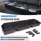 Under Seat Storage Box For 2015-2024 Ford F-150 Black Seat Organizer Set 3-in-1