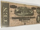 1864 Ten 10 Dollar Note T-68 Csa Confederate States Of America 8 Series G Nice