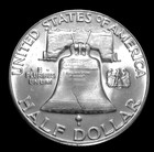 1956 Franklin Silver Half Dollar    bu      Scarce   Free Shipping     ycn89 