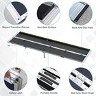 10ft Wheelchair Ramp Aluminum Non-slip Folding Multifold Portable Handicap Ramp