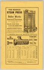 1881 Boston Belting Co Rubber Goods Deckle Straps Hose Rubber Rolls  Print Ad