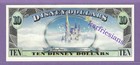 2007 A  10 Princess Cinderella Disneyland Disney Dollar Sn A00091593