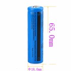 100x18650 Lithium Batteries 3 7v Li-ion Battery For Torch Headlight Rechargeable