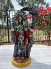 Santa Muerte Bendesida Azteca   Aztec Rainbow 17  Holy Death Grim Reaper