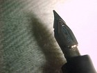 Eversharp Doric Desk Pen - No 3 Adjustable Nib - Marbled Green - Art Deco