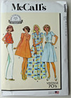 Mccall s Sewing Pattern M8492 Miss women Vintage 1970 s Dress Or Top Size 6-14