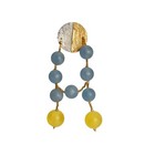 Pierre Cardin - 1995 Frosted Bead Single Earring
