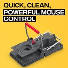 Victor Power-kill Humane Mouse Traps M393ssr - 6 Easy Set  6 Traps  Gray
