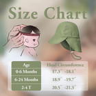 2 Pack Baby Sun Hats Toddler Beach Hat For Girls Boys 0-4 Years