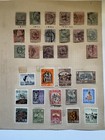 50  Ceylon Stamps Early Issues Qv Kevii Kgv Officials High Values  2 Album Pages