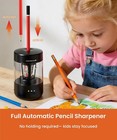 Electric Pencil Sharpener For Classroom  Fully Automatic  Black