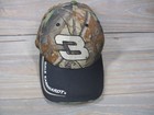 Dale Earnhardt Hat Cap Strap Back Camouflage Black Nascar Racing Mens One Size