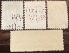 Lot Of Us Internal Revenue Stamps Scott Rs284 Scott Rd13 Rd15  Rd16 Used