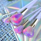 Colorful Unicorn 10-piece Makeup Brush Set Crystal Handle Concealer Brushes Beau
