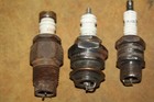 Lot Of 13 Vintage Champion- Autolite - Double C Spark Plugs - Ford Script -   
