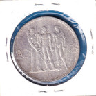 1933 Czechoslovakia 20 Korun  km-17   2701 Asw Silver      two-year Issue 