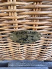 Nantucket Bike Basket Co  Rectangle Wicker Basket Honey Stain 13x11x9   