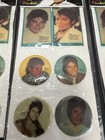 Vtg Vinyl Puffy Stickers 1980 s The Police  Michael Jackson 10 Sealed Packs