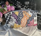 Vera Bradley Grand Travel Large Quilted Cosmetic Bag Palm Floral Nwt Rv 55