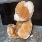 Eden Toys Tan   Cream Teddy Bear Plush Stuffed Animal 7    Vintage Made In Korea