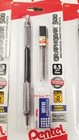 Pentel Graphgear 500 Mechanical Pencil With Lead   Eraser Black 0 5 Mm Lot Of 12