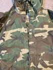 Med Regular Us Military Ecwcs Gore Tex Cold Weather Woodland Camo Parka Coat Vtg