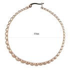 Women s Stainless Steel Ip Rose Gold 16 30 g  Hoops   Huggies Earrings