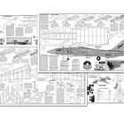 F-14a Tomcat 32  Wingspan Rc Model Airplane Printed Plans   Templates