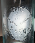 White Star Bottling Works D   Co Domke South Bend In Ind Indiana Quart Blob Beer