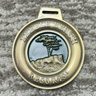 Pebble Beach Resorts Golf Bag Tag Metal-spyglass Hill-spanish Bay-del Monte New