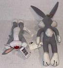 2 Vintage  Bugs Bunny Plush Toys  looney Tunes  Warner Brothers  Vg Condition