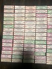 Large Lot Of 150 Original Jukebox 45 Record Title Strips  dd3