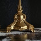 Pair Of Vintage Victorian Art Nouveau Gold Tone Metal Candle Holders